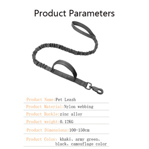 Arnés de Adiestramiento para Perros de Alta Calidad, Ajustable, de Nailon, Arnés Táctico para Perros con Bolsa para Excrementos para Perros Grandes - Product Image 5