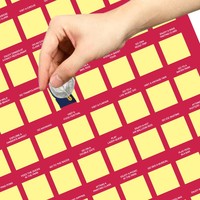 Póster personalizado de fábrica profesional, película, Anime, fecha, películas de Horror, libros, cosas que hacer, rascar, lista de cubo, 100