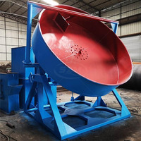Équipement de granulation de granulés de fertilisant organique en forme de pan/disque pour le traitement agricole, machine de granulation à disques