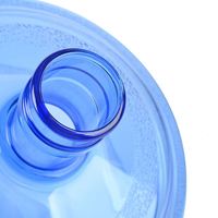 Bouteille d'eau en plastique minéral PC de 5 gallons, bouteille d'eau en polycarbonate avec poignée