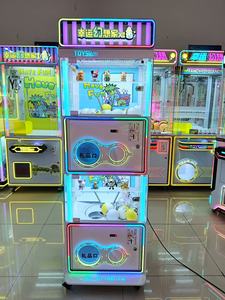 Machine à grue à capsules transparente mini avancée avec accepteur de billets pour centre de jeux et récompenses, cadeau électronique anglais pour enfants de 8 ans et plus - Product Image 4