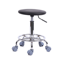 Chaise de protection antistatique de salle blanche de laboratoire noire en PU réglable et confortable JEJOR
