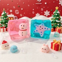 Jouet Squishy en Caoutchouc Mochi Lumineux Nocturne Anti-Stress Style Bestseller - Vente Directe Usine pour Soulagement du Stress et Décompression