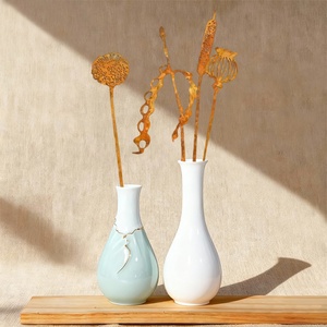 Décoration d'intérieur : Accessoires rustiques, décorations, piquets décoratifs en métal, sculptures artificielles polies en métal, pots découpés au laser pour jardin - Product Image 2