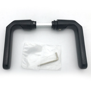 Israel Security Aluminum Door <strong>Handle</strong> Vintage Black Color Door <strong>Lever</strong> <strong>Handle</strong> Aluminium Door Lock Set - Product Image 1