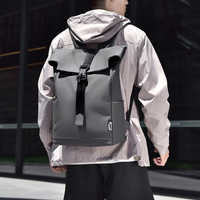 Sac à dos décontracté pour ordinateur portable avec poche pour trolley, fermeture magnétique, étanche, pour hommes et femmes, idéal pour les voyages d'affaires
