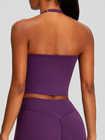 Dameskleding Op Maat Yoga Set Sexy Rugloze Diepe V-hals Top Gym Fitness Set Zachte Flare Pants Sportkleding Leisure Kleding