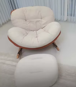 Fauteuil à bascule de luxe pour balcon, salon ou espace détente, fauteuil individuel en forme de coquille d'œuf - Product Image 5
