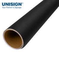 Vinyle de découpe noir ultra mat facile à découper pour lettres et graphiques sur traceur de découpe