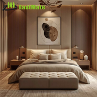 Meubles de chambre d'hôtel en bois massif de qualité supérieure, usine OEM/ODM, mobilier moderne et contemporain sur mesure pour hôtels et complexes hôteliers 4-5 étoiles
