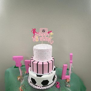 1 Pieza Decoración <span class=keywords><strong>para</strong></span> Pastel de Cumpleaños de Fútbol, Adorno Brillante de Jugador de Fútbol <span class=keywords><strong>para</strong></span> Pastel, Decoraciones <span class=keywords><strong>para</strong></span> Fiestas Deportivas de <span class=keywords><strong>Hombres</strong></span>, Mujeres, Niños y Niñas - Product Image 5