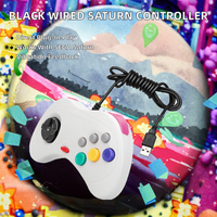 Manette de jeu filaire USB à 6 boutons, JoyPad, Joystick, contrôleur de jeu pour Sega pour système Saturn, style pour PC pour Mac, contrôleur de jeu