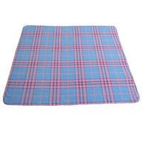 Couverture en polaire personnalisée avec motif à carreaux en polyester 180 g/m² pour la maison, cadeau promotionnel