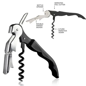 Lage Moq Wijnopener Kurkentrekker Multi-Functionele Mini Roestvrijstalen Handmatige Wijnflesopener