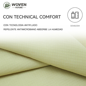 Tela Elástica Impermeable de Poliéster 90% y Spandex 10%, Tela Ripstop Elástica en Cuatro Direcciones, Textura Jurly para Uniformes Médicos - Product Image 4