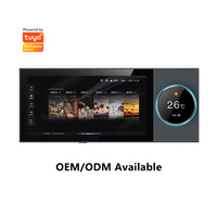 Panel Dinding Pintar Tuya Zigbee OEM Tersedia, Layar Sentuh IPS 6 inci, Host Audio Digital dengan Kontrol Pencahayaan 2 Saluran & RS485