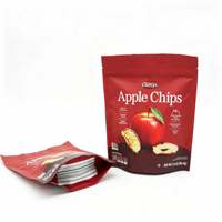 Sac d'emballage refermable mat sur mesure pour pommes, résistant à l'humidité, type sachet rétractable