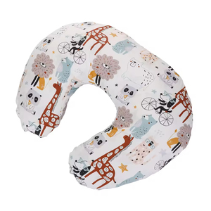 Almohada de <span class=keywords><strong>Lactancia</strong></span> en Forma de U, 100% Algodón, Lavable, Portátil, Color Rosa Bebé - Product Image 2