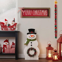 Panneau en bois Joyeux Noël, Décoration de Noël pour la maison, Plaque de Noël, Centre de table, Décoration murale, Décoration de cheminée, Décoration de fêtes