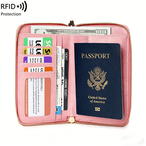 RFID Travel Passport <b>Holder</b> Bag for Family Large Waterproof Travel Passport <b>Wallet</b> <b>Holder</b> for Men Women Lightweight Portable - Product Image 5
