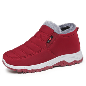 OEM/ODM أحذية ثلج نسائية مخصصة أحذية شتوية دافئة مقاومة للماء مع بوليستر علوي للمشي الخفيف في الثلج - Product Image 1