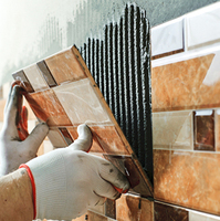 Matériaux de construction en briques vitrifiées, mortier de ciment, mortier de plâtrage haute résistance, liant pour la décoration intérieure
