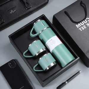 Wholesale 304 Stainless Steel Thermos 500ml Halloween Birthday Present <b>Christmas</b> <b>Gift</b> Vacuum Flask Set Mug Cup Vacuum Flask Set - Product Image 5