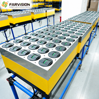 Système de trieur de colis intelligent à commande servo FARVISION, capacité de 6000 colis/heure, capacité de charge de 60 kg, en acier inoxydable