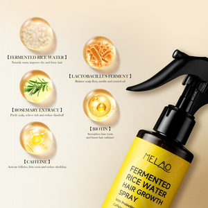 Spray Capilar de Agua de Arroz de Rápida Absorción, Sin Residuos Grasos, Nutritivo para el Cuero Cabelludo, Fortalecedor de Raíces, Uso Nocturno - Product Image 3