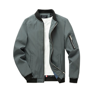 <span class=keywords><strong>Manteau</strong></span> <span class=keywords><strong>Homme</strong></span> Grande Taille Style Européen et Américain, Coupe Slim, Fermeture Éclair, Fin, en Polyester, <span class=keywords><strong>Court</strong></span>, Tendance, Décontracté et Résistant à l'Usure - Product Image 5