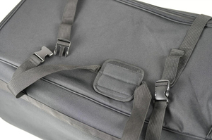 Bolsas de lona grises al por mayor de la carretilla de la fibra del viaje del equipaje 26 pulgadas para los deportes del viaje que acampan - Product Image 5