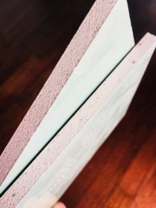 แผ่นปูนฉาบแบบธรรมดาขนาด1200*2400*9.5มม. แผ่นยิปซั่มผลิตตามแบบ - Product Image 3