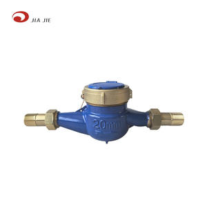 20 <span class=keywords><strong>mm</strong></span> 360 ° döndür kapak pirinç kapak dökme demir gövde pirinç konektörü kuru tip su sayacı - Product Image 2