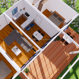 Boxspace Linh Hoạt Thiết Kế 2 Phòng Ngủ Modular Nhà Đúc Sẵn <span class=keywords><strong>Container</strong></span> Nhà Khách Sạn Phòng <span class=keywords><strong>Container</strong></span> Nhà <span class=keywords><strong>Motel</strong></span> Cho Airbnb - Product Image 5