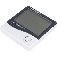 Termómetro Higrómetro Digital para el Hogar, Medidor de Humedad para Interiores y Exteriores con Monitor de Temperatura para Invernadero, Terrario, Incubadora