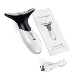 Masseur de cou 4 modes, rechargeable par USB, portable, pour le lifting et le raffermissement de la peau, appareil anti-rides, masseur de beauté pour le cou - Product Image 2