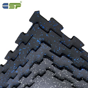 12MM 고밀도 무독성 연동 체육관 고무 바닥 퍼즐 고무 시트 - Product Image 5