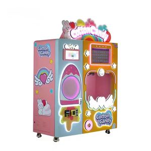 China Remote Shopping Center Different Shape Full Automatic Commercial Cotton <b>Candy</b> Vending <b>Machine</b> for Sale - Product Image 1
