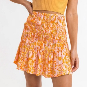 Vestido Mini Bohemio Estampado de Alta Calidad para Mujer, Elástico, Suave al Tacto, Personalizado, Prelavado, de Rayón - Product Image 4