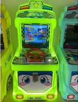 Machine de jeu de simulateur vidéo d'arcade à jetons Machine d'amusement de course de voiture pour les enfants de compétence de bon profit de FEC