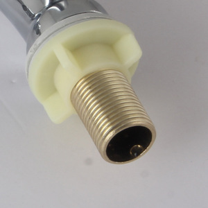 Grifo de Lavabo Monomando de Cobre, de un Solo Orificio, Montado en el Tapa de la Bañera, Estilo Moderno - Product Image 4