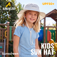 Chapeau de pêcheur WRELS en promotion, casquette de soleil anti-UV, accessoires de course, chapeau de soleil pliable à large bord réglable pour enfants