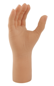 Gants en silicone allongés les plus réalistes esthétiquement agréables Protecteurs Prothétique Main Coude Articulation Équipement de rééducation - Product Image 5