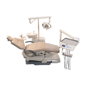 Electric <strong>Dental</strong> Equipment <strong>Chair</strong> in Coffee Color Metal and Plastic Material Power Source Electricity - Product Image 2