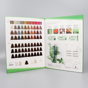 Cartella <span class=keywords><strong>Colori</strong></span> Professionale OEM per Tintura <span class=keywords><strong>Capelli</strong></span> Domestica con 60 Campioni Personalizzati, Libro di Formule Permanenti per la Cura dei <span class=keywords><strong>Capelli</strong></span> - Product Image 5
