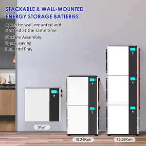Home Use Hybrid <b>Grid</b> <b>Wall</b>-Mounted 5KW Lithium Iron Phosphate Solar Battery - Product Image 4