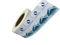 Autocollant en papier synthétique de qualité supérieure, résistant aux UV, imperméable, résistant à l'huile, imprimé en couleur sur mesure pour les boissons