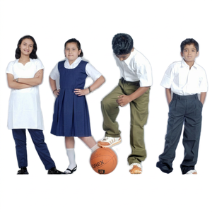 Uniforme Escolar de Tela Suave 100% Algodón de Alta Calidad CEEMEE para Niños y Niñas con Logotipo Personalizado ODM - Product Image 1