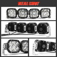 Barre Lumineuse LED Modulaire Tout-Terrain pour 4x4, UTV, Montage sur Toit, Connectable pour Polaris RZR, Maverick X3, Camions