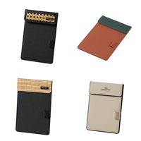 Pince magnétique pour bloc-notes A5 en cuir PU pour le menu du restaurant